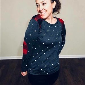 Polka dot Lightweight sweater